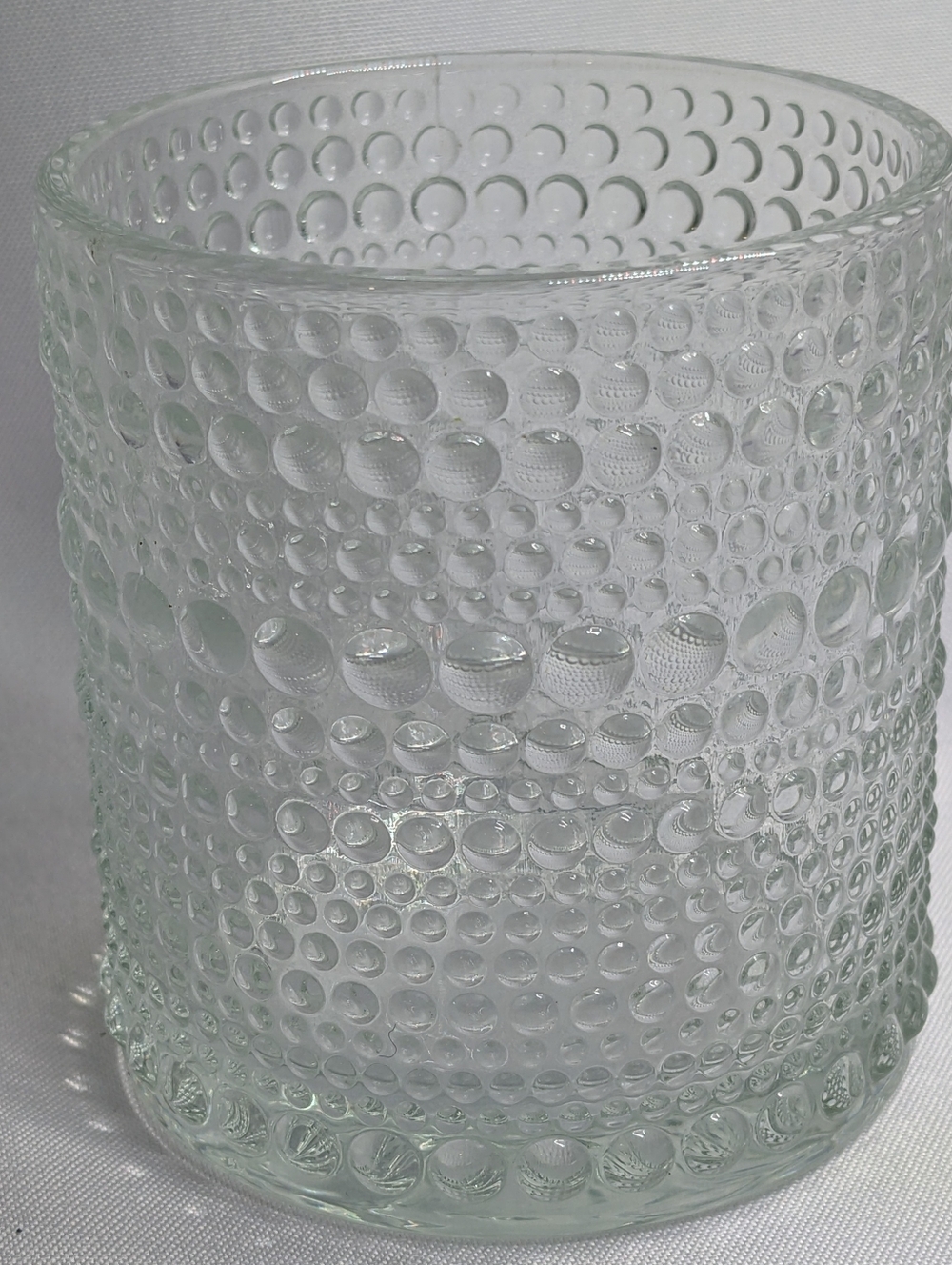 Iittala Kastehelmi (Dewdrop) Clear Glass Candle Holder, By Oiva Toikka, Finland